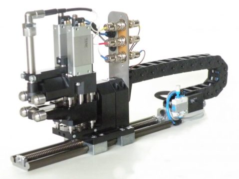 Measuring head with motorized drive