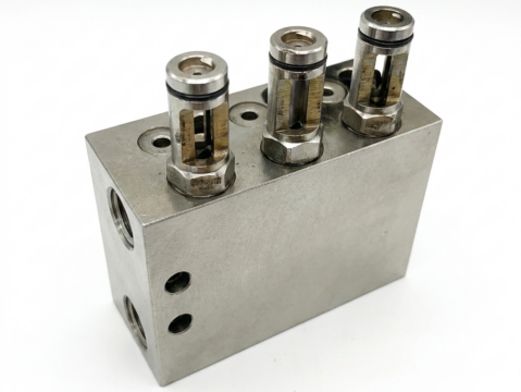 Dvoupotrubní centrální mazací systém pro olej a plastické mazivo