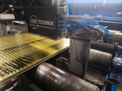 LMT 300A thickness measuring on the milling line